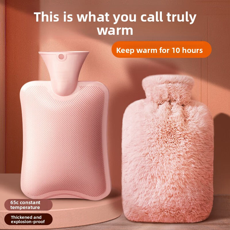 Water-filled hot water bag